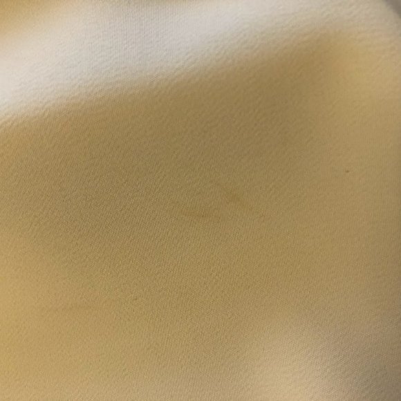 Lauren Ralph Lauren Women's Medium Split Neck Blouse White with Black Trim - Picture 7 of 7